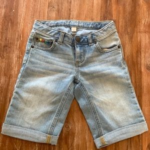 Lands End girls Jean shorts size 6